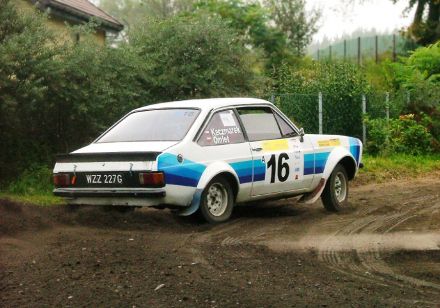 Paweł Omlet i Marek Kaczmarek - Ford Escort RS 2000 Mk.II.