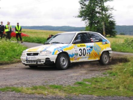 Tomasz Gryc i Marek Kaczmarek - Opel Astra GSi 16V.