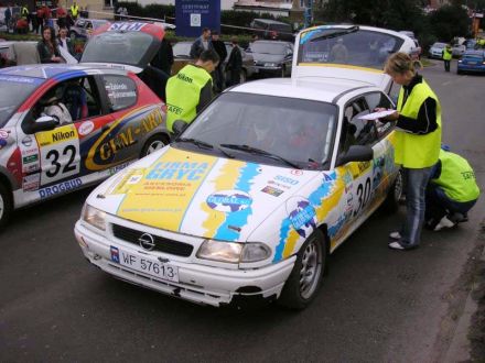Tomasz Gryc i Marek Kaczmarek - Opel Astra GSi 16V.