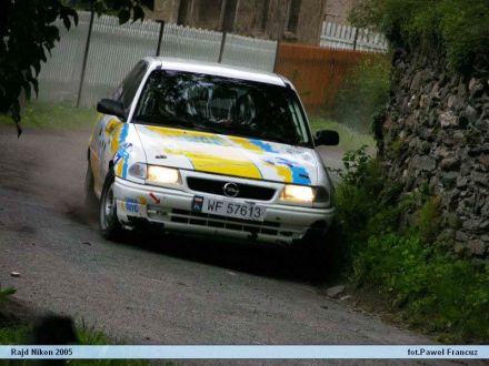 Tomasz Gryc i Marek Kaczmarek - Opel Astra GSi 16V.