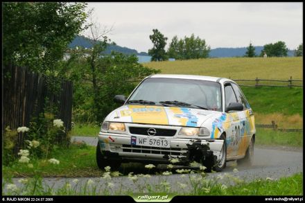 Tomasz Gryc i Marek Kaczmarek - Opel Astra GSi 16V.