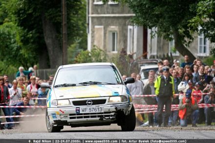 Tomasz Gryc i Marek Kaczmarek - Opel Astra GSi 16V.