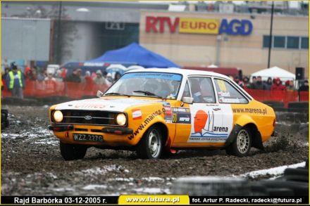 Paweł Omlet i Marek Kaczmarek - Ford Escort RS 2000 Mk.II.