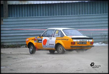 Paweł Omlet i Marek Kaczmarek - Ford Escort RS 2000 Mk.II.