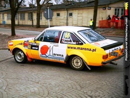 Paweł Omlet i Marek Kaczmarek - Ford Escort RS 2000 Mk.II.
