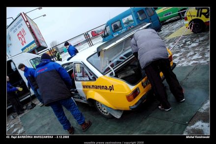 Paweł Omlet i Marek Kaczmarek - Ford Escort RS 2000 Mk.II.