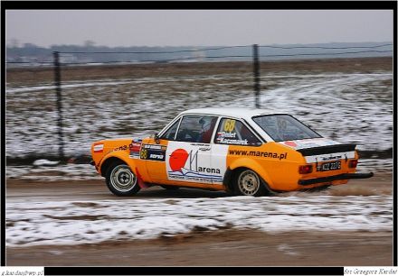 Paweł Omlet i Marek Kaczmarek - Ford Escort RS 2000 Mk.II.