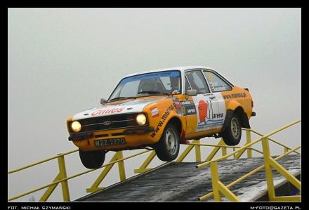 Paweł Omlet i Marek Kaczmarek - Ford Escort RS 2000 Mk.II.