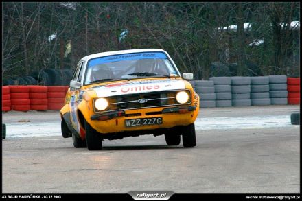 Paweł Omlet i Marek Kaczmarek - Ford Escort RS 2000 Mk.II.