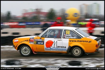 Paweł Omlet i Marek Kaczmarek - Ford Escort RS 2000 Mk.II.