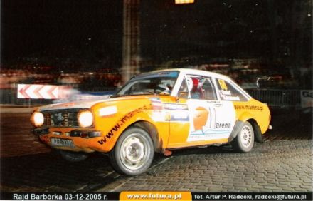 Paweł Omlet i Marek Kaczmarek - Ford Escort RS 2000 Mk.II.