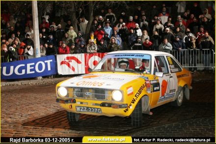 Paweł Omlet i Marek Kaczmarek - Ford Escort RS 2000 Mk.II.