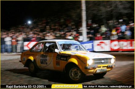 Paweł Omlet i Marek Kaczmarek - Ford Escort RS 2000 Mk.II.