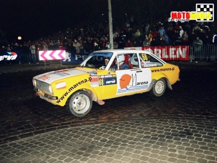 Paweł Omlet i Marek Kaczmarek - Ford Escort RS 2000 Mk.II.