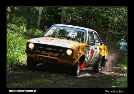 Paweł Omlet i Marek Kaczmarek - Ford Escort RS 2000 Mk.II.