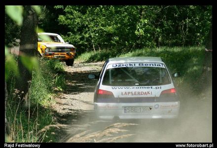 Paweł Omlet i Marek Kaczmarek - Ford Escort RS 2000 Mk.II.