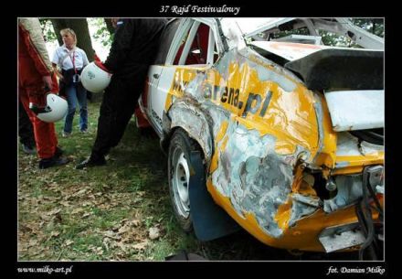 Paweł Omlet i Marek Kaczmarek - Ford Escort RS 2000 Mk.II.