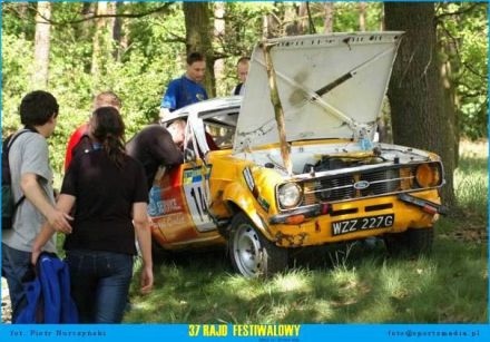 Paweł Omlet i Marek Kaczmarek - Ford Escort RS 2000 Mk.II.