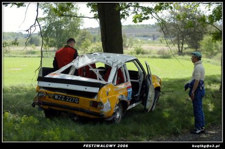 Paweł Omlet i Marek Kaczmarek - Ford Escort RS 2000 Mk.II.