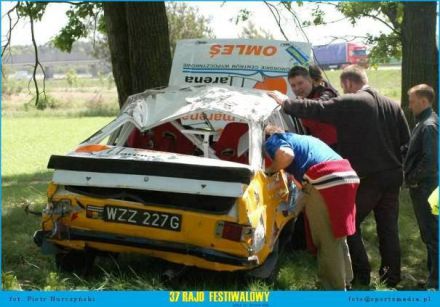 Paweł Omlet i Marek Kaczmarek - Ford Escort RS 2000 Mk.II.