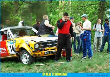 Paweł Omlet i Marek Kaczmarek - Ford Escort RS 2000 Mk.II.