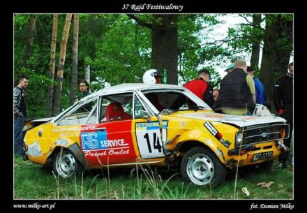 Paweł Omlet i Marek Kaczmarek - Ford Escort RS 2000 Mk.II.