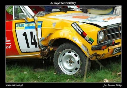 Paweł Omlet i Marek Kaczmarek - Ford Escort RS 2000 Mk.II.