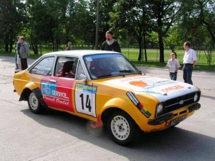 Paweł Omlet i Marek Kaczmarek - Ford Escort RS 2000 Mk.II.