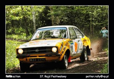 Paweł Omlet i Marek Kaczmarek - Ford Escort RS 2000 Mk.II.