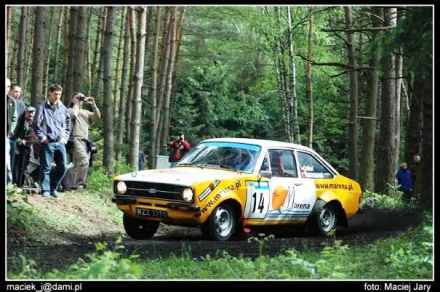 Paweł Omlet i Marek Kaczmarek - Ford Escort RS 2000 Mk.II.