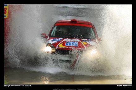 Tomasz Gryc i Marek Kaczmarek - Renault Clio Sport.