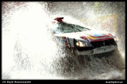 Tomasz Gryc i Marek Kaczmarek - Renault Clio Sport.