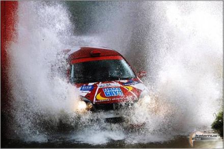Tomasz Gryc i Marek Kaczmarek - Renault Clio Sport.