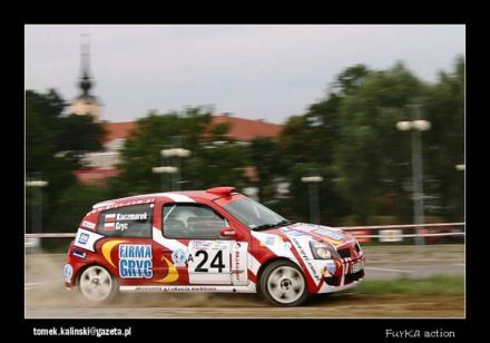 Tomasz Gryc i Marek Kaczmarek - Renault Clio Sport.