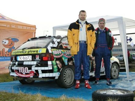  Piotr Rogula i Marek Kaczmarek - Opel Astra GSi 16V.