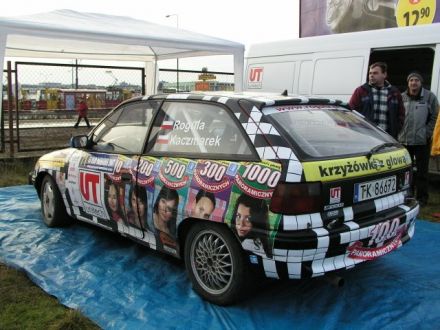  Piotr Rogula i Marek Kaczmarek - Opel Astra GSi 16V.
