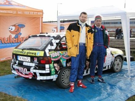  Piotr Rogula i Marek Kaczmarek - Opel Astra GSi 16V.