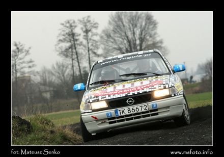 Piotr Rogula i Marek Kaczmarek - Opel Astra GSi 16V.