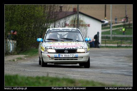 Piotr Rogula i Marek Kaczmarek - Opel Astra GSi 16V.