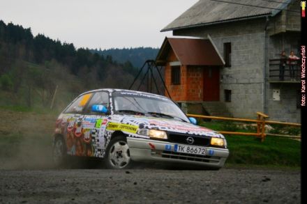 Piotr Rogula i Marek Kaczmarek - Opel Astra GSi 16V.