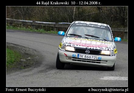 Piotr Rogula i Marek Kaczmarek - Opel Astra GSi 16V.