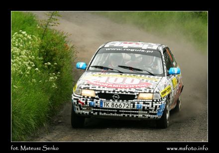 Piotr Rogula i Marek Kaczmarek - Opel Astra GSi 16V.