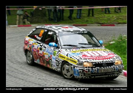 Piotr Rogula i Marek Kaczmarek - Opel Astra GSi 16V.