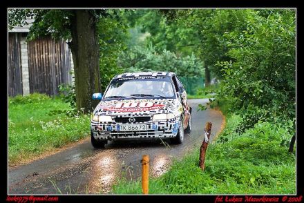 Piotr Rogula i Marek Kaczmarek - Opel Astra GSi 16V.