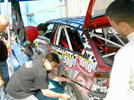 Piotr Rogula i Marek Kaczmarek - Opel Astra GSi 16V.