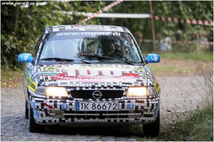 Piotr Rogula i Marek Kaczmarek - Opel Astra GSi 16V.