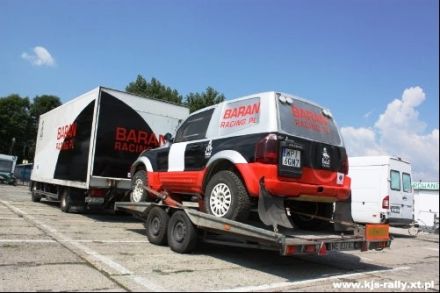 Grzegorz Baran i Marek Kaczmarek - Mitsubishi Pajero.