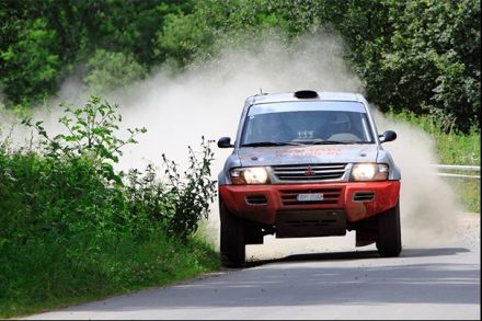 Grzegorz Baran i Marek Kaczmarek - Mitsubishi Pajero.