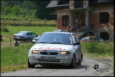 Piotr Żajkowski i Marek Kaczmarek - Opel Astra GSi 16V.