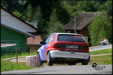 Piotr Żajkowski i Marek Kaczmarek - Opel Astra GSi 16V.